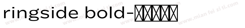 ringside bold字体转换